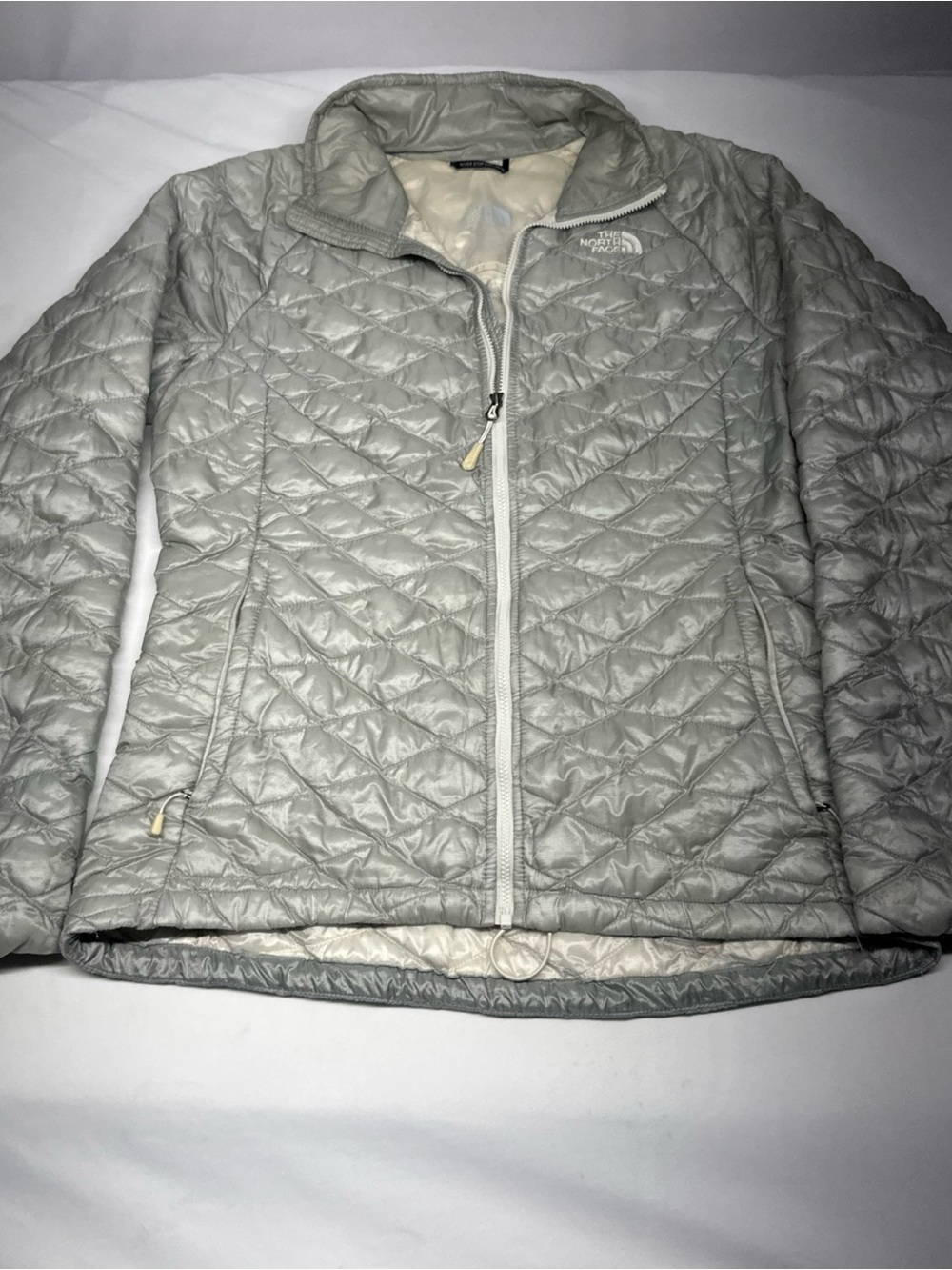 The North Face Women's Quilted Light Sage Puffer Jacket